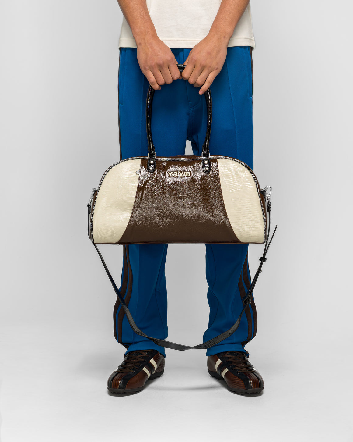 adidas - Bowling Bag x Wales Bonner Y-3 - Brown/Cream White - UP THERE