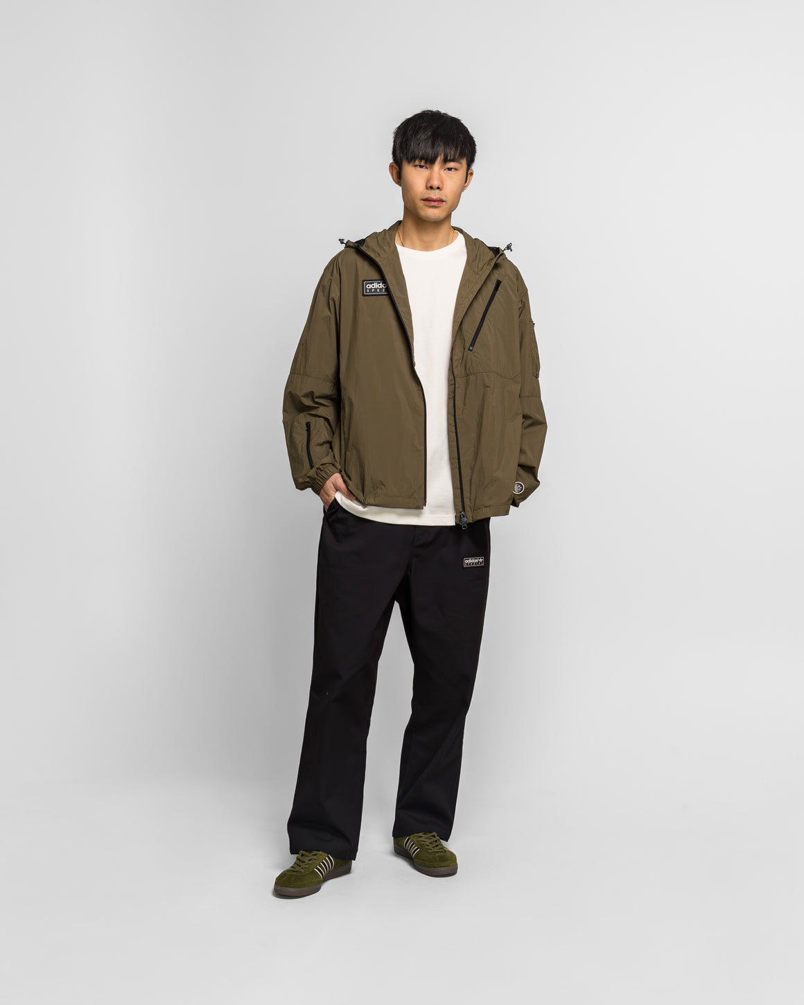 adidas - Buckstead SPZL Jacket - Trace Olive/Black - UP THERE