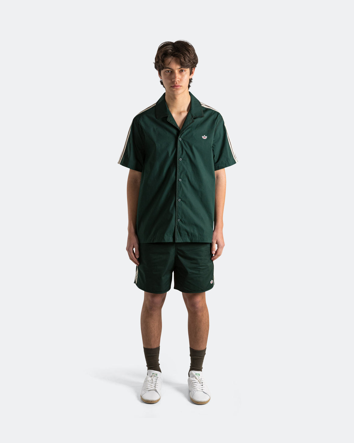 adidas - SS Shirt by Edison Chen x CLOT - Dark Brown - UP THERE