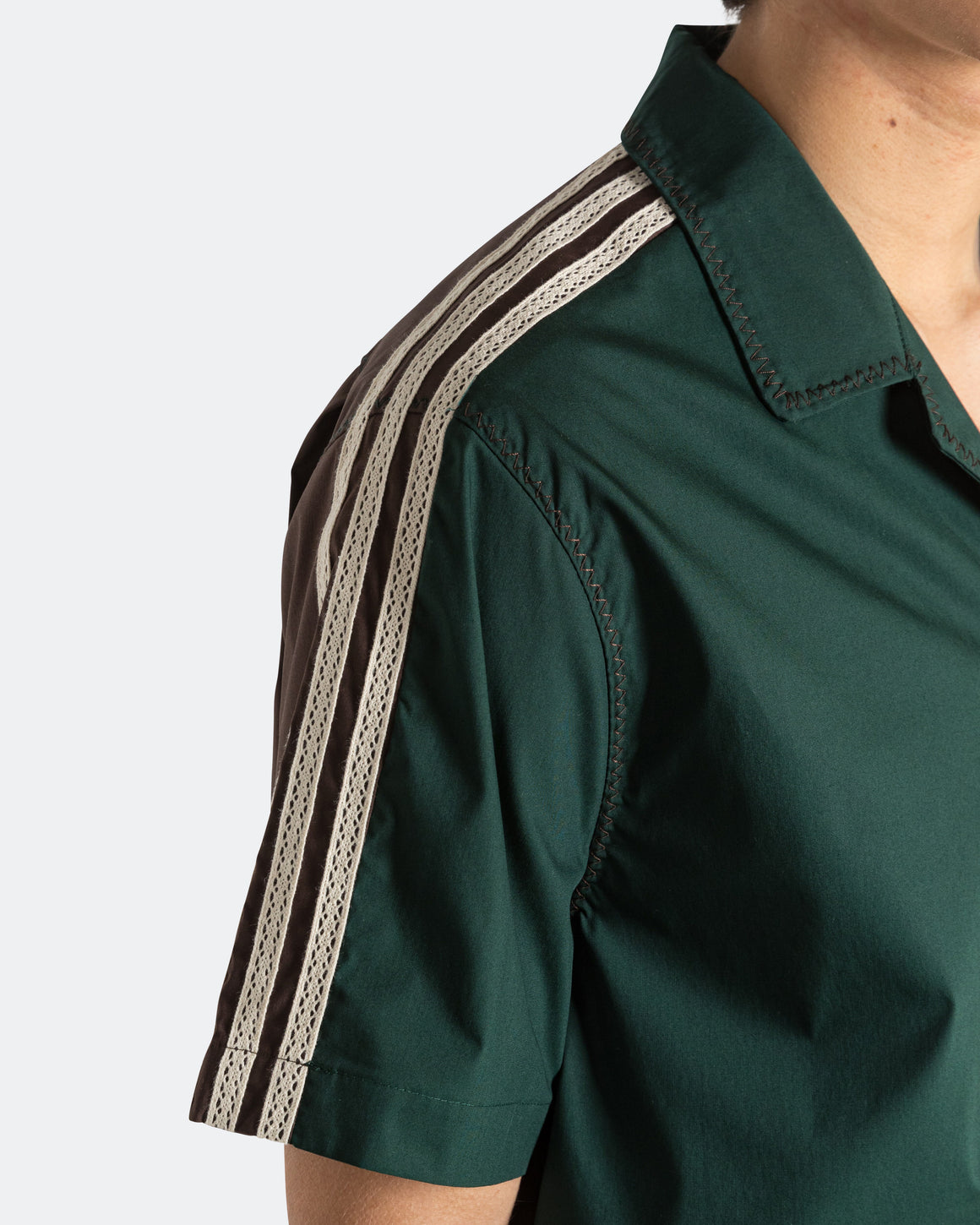 adidas - SS Shirt by Edison Chen x CLOT - Dark Brown - UP THERE