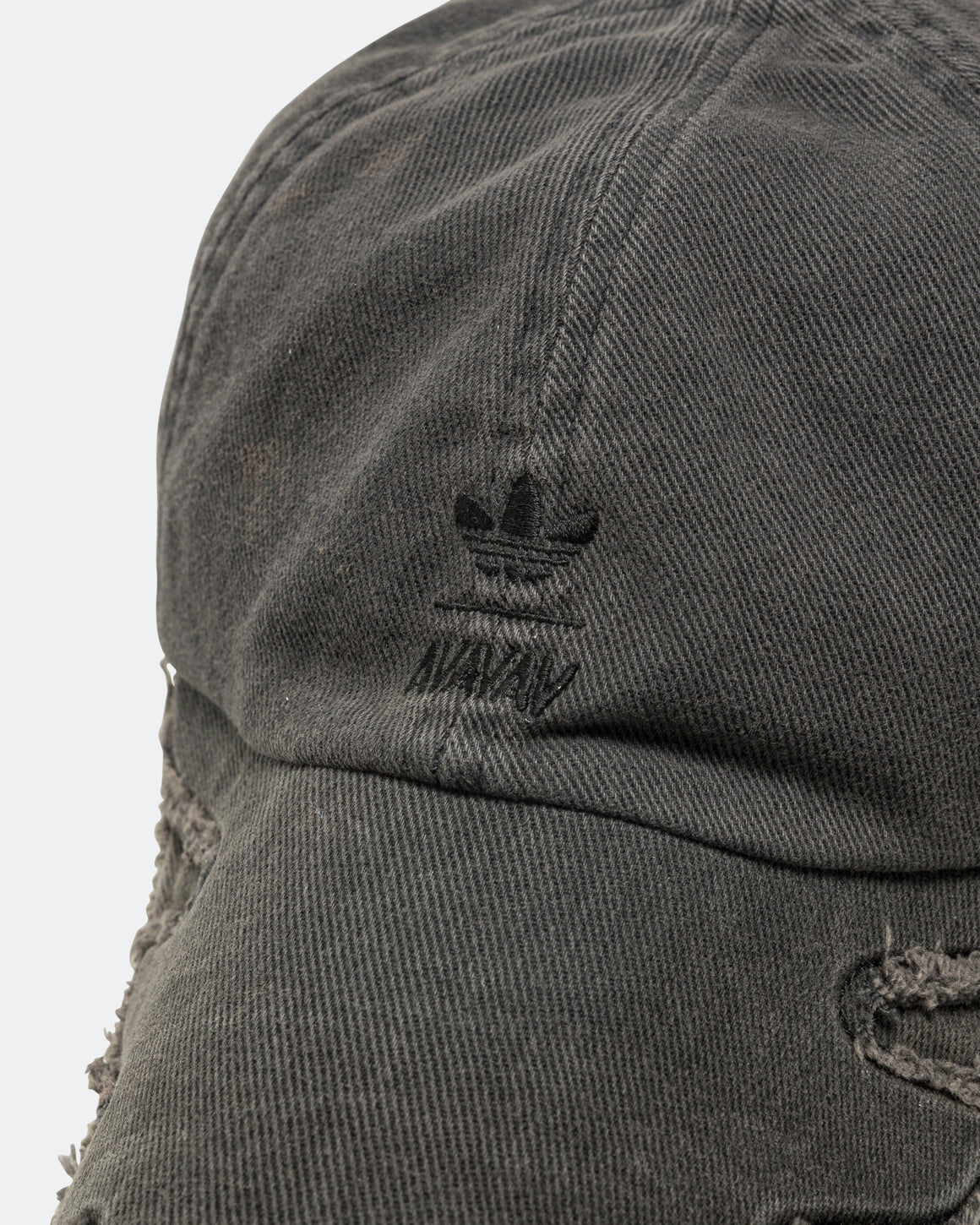 adidas - Double Brim Slashed Cap x AVAVAV - Black - UP THERE