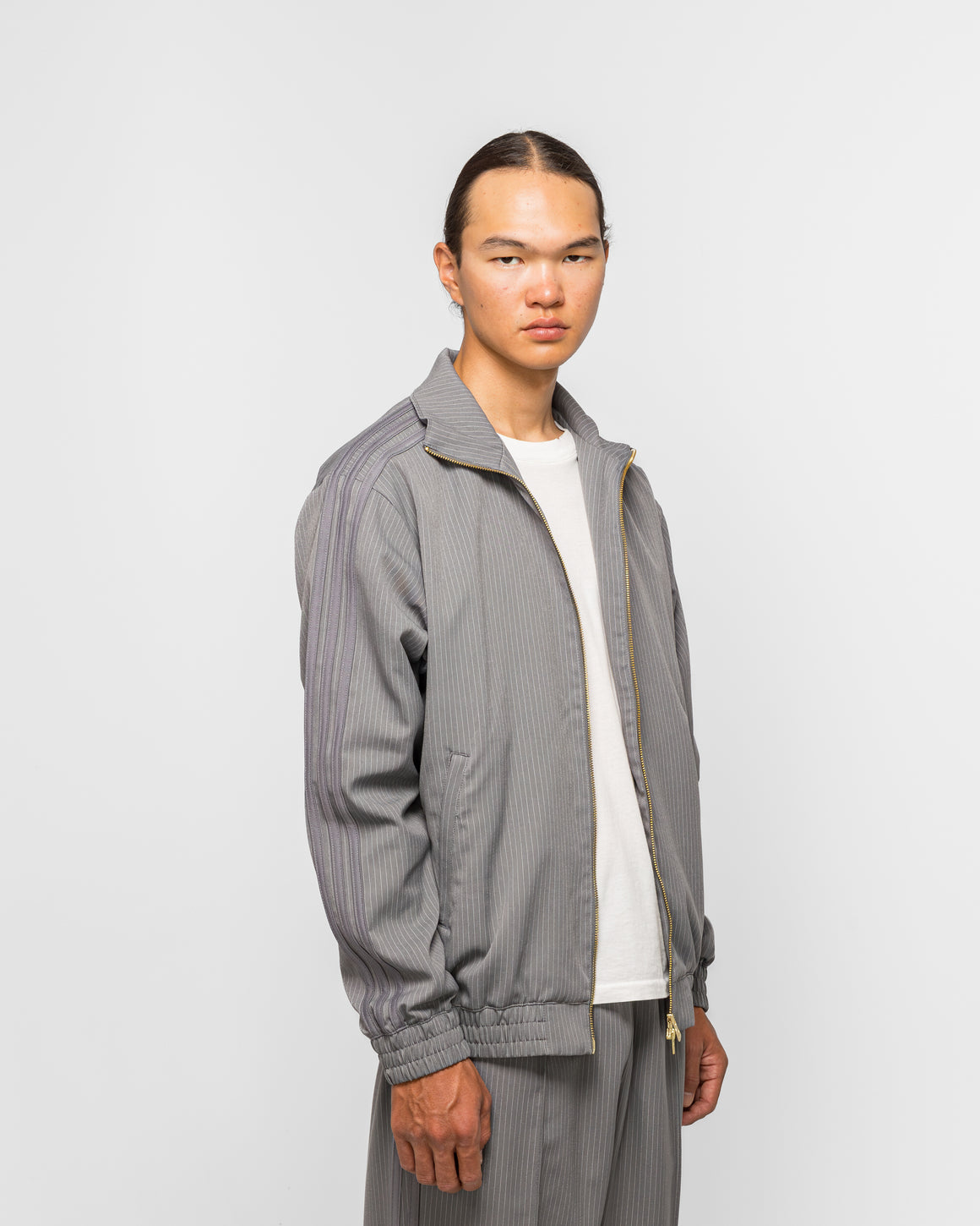 adidas - Firebird Track Top - Grey Four - UP THERE