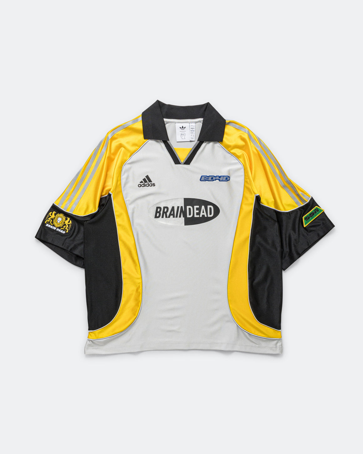 adidas - Football Jersey x Braindead - Silver Metallic - UP THERE