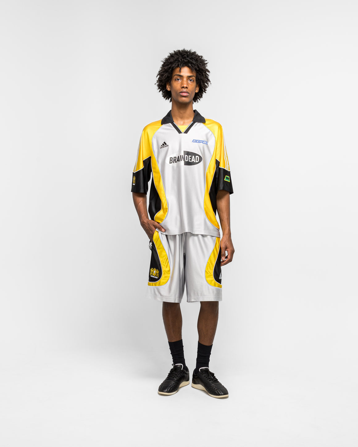 adidas - Football Jersey x Braindead - Silver Metallic - UP THERE