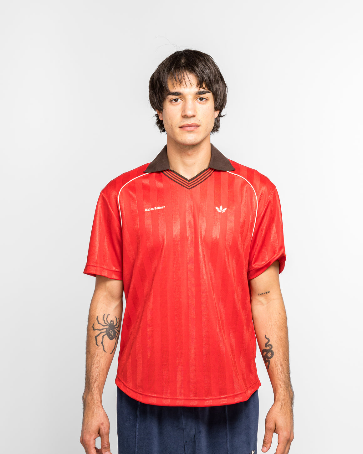 adidas - Football Tee x Wales Bonner - Better Scarlet - UP THERE