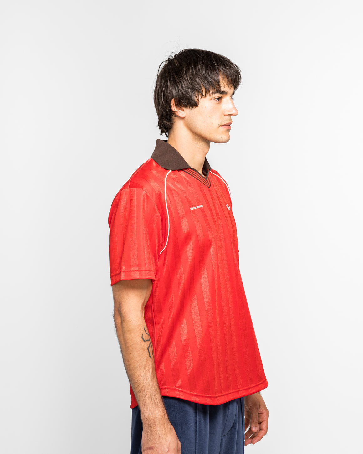 adidas - Football Tee x Wales Bonner - Better Scarlet - UP THERE