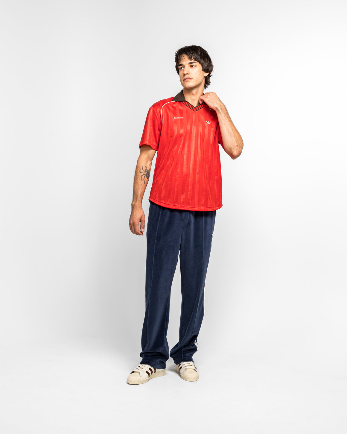 adidas - Football Tee x Wales Bonner - Better Scarlet - UP THERE