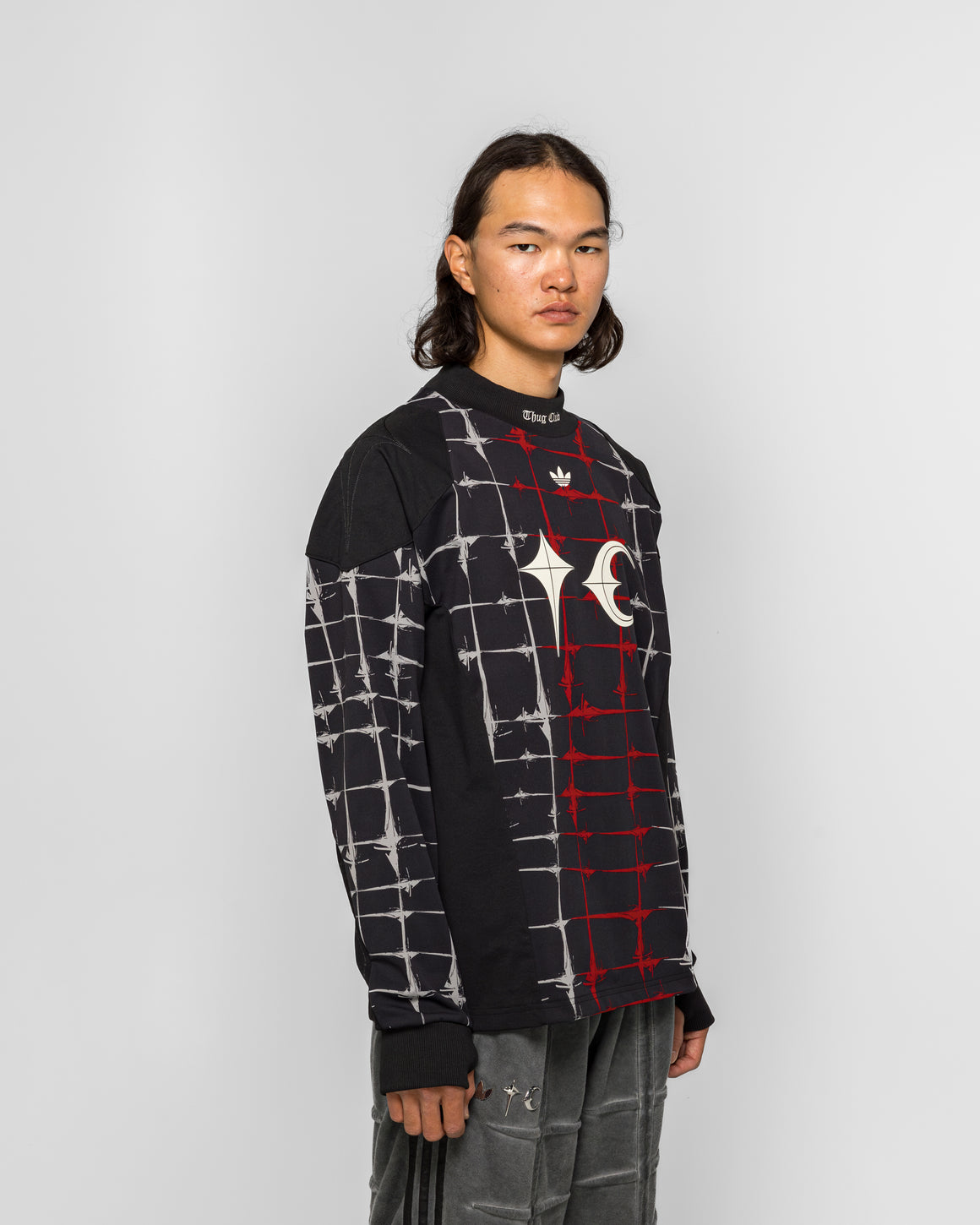 adidas - Goalie T LS x Thug Club - Black | UP THERE
