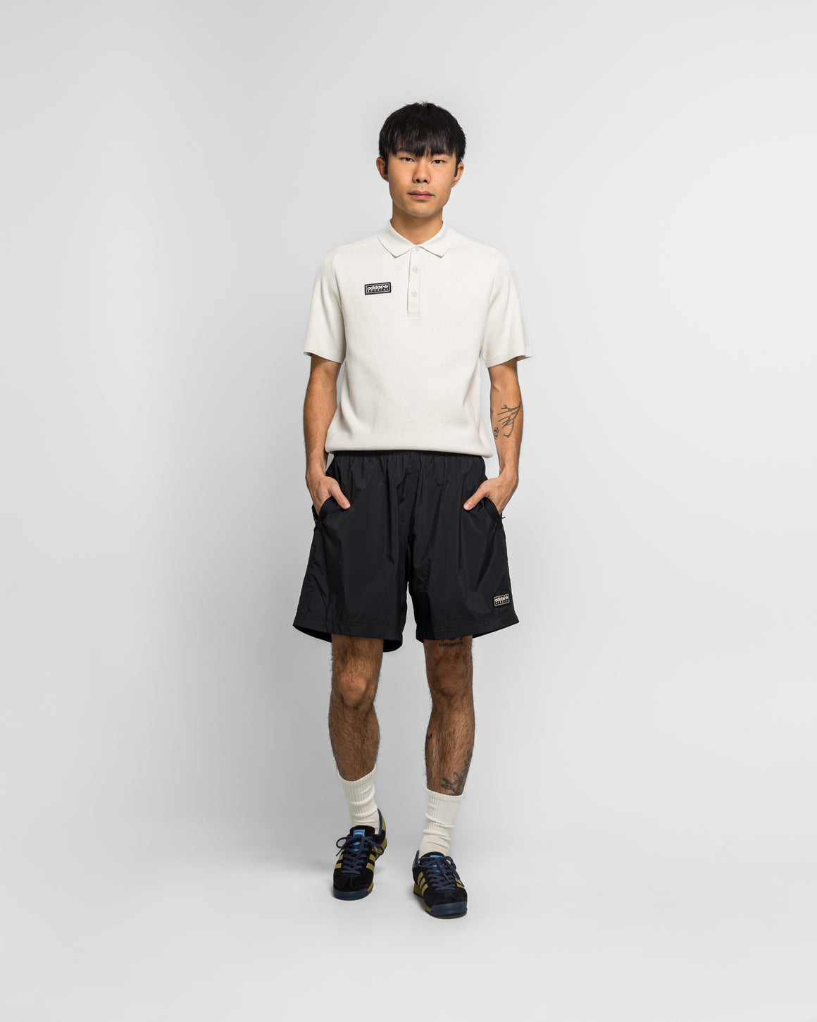 adidas - Hudswell SPZL Shorts - Black - UP THERE