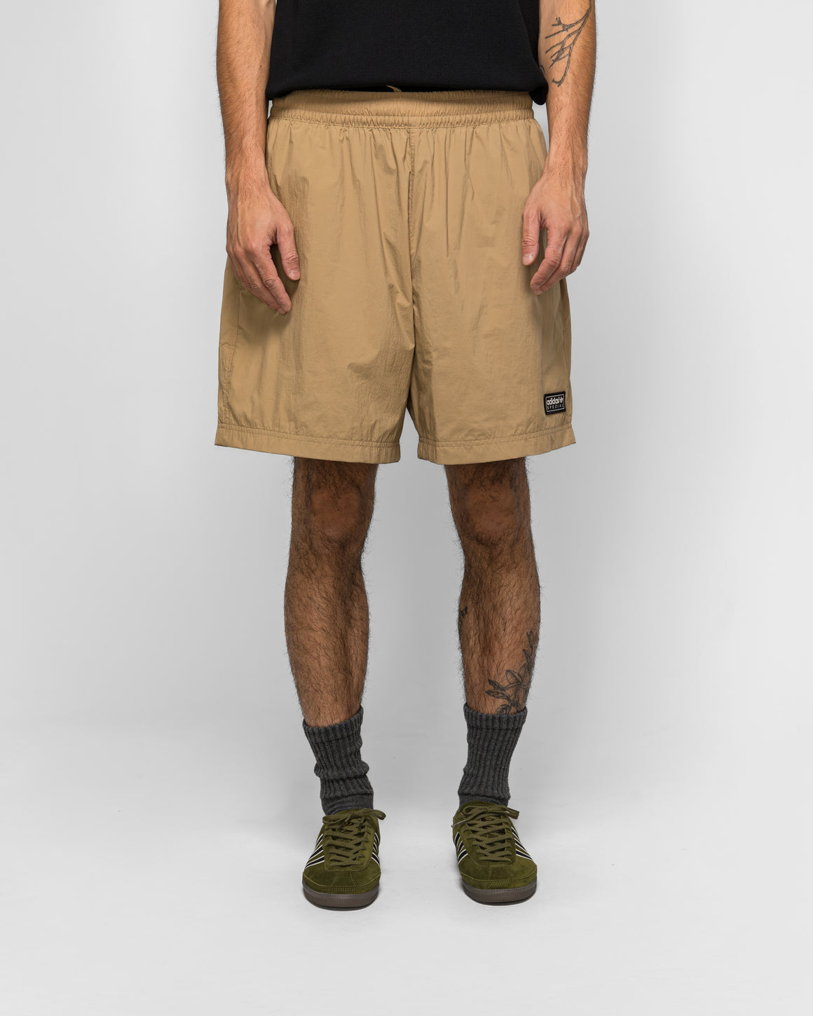 adidas - Hudswell SPZL Shorts - Cardboard - UP THERE