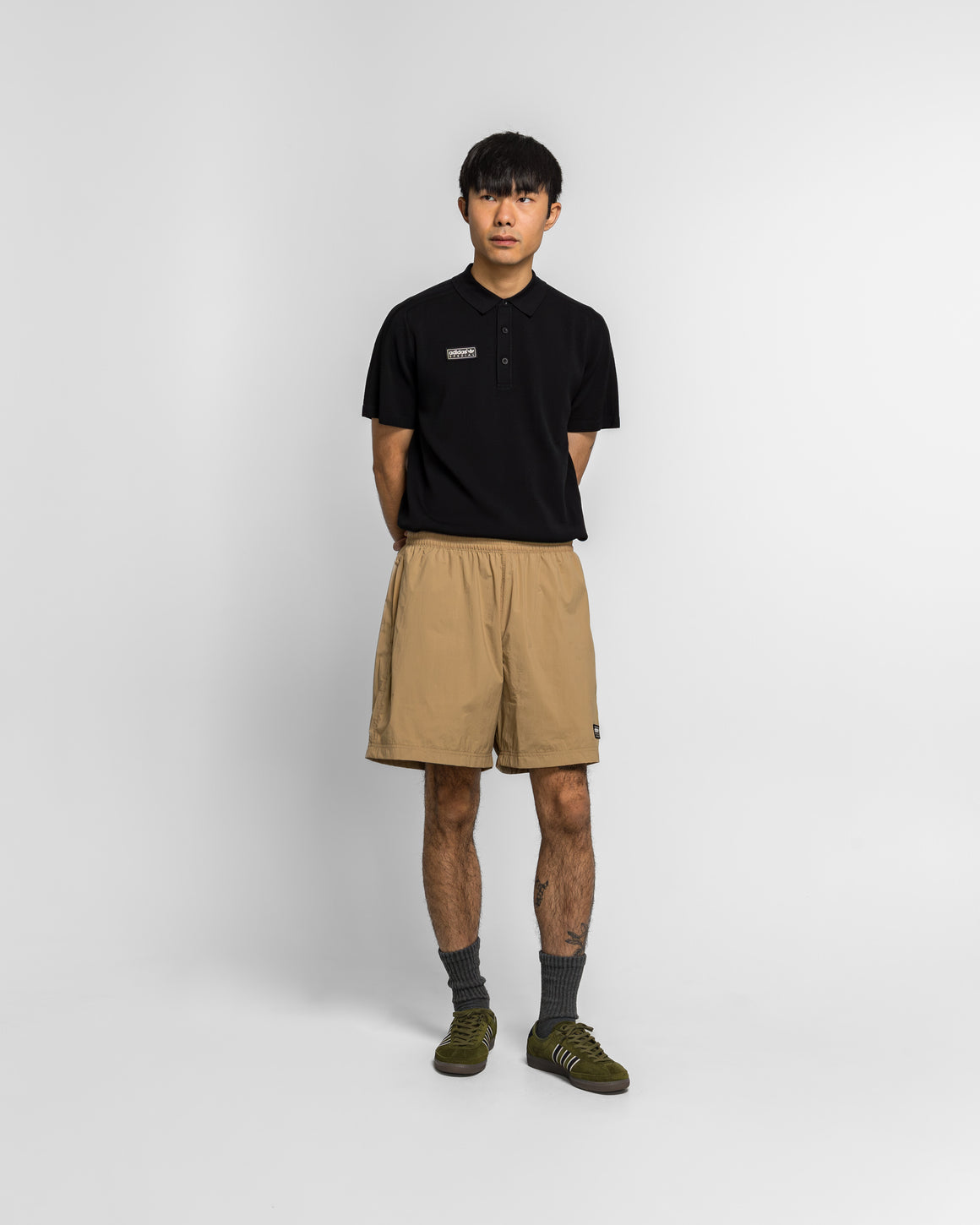 adidas - Hudswell SPZL Shorts - Cardboard - UP THERE