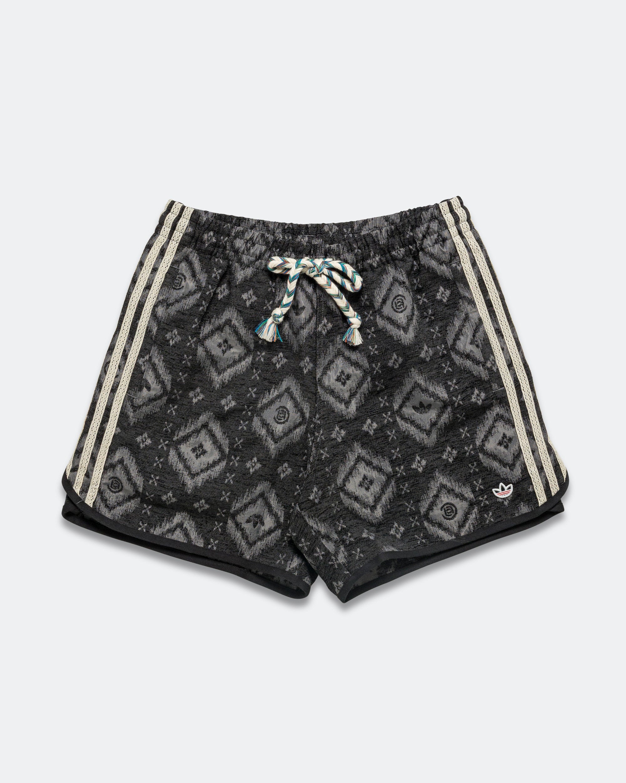 PATTERN PYTHON charbon シャルボン SHORTS LONSOM - Shorts Python-Effect Black ウォーキング・ランニングウェア