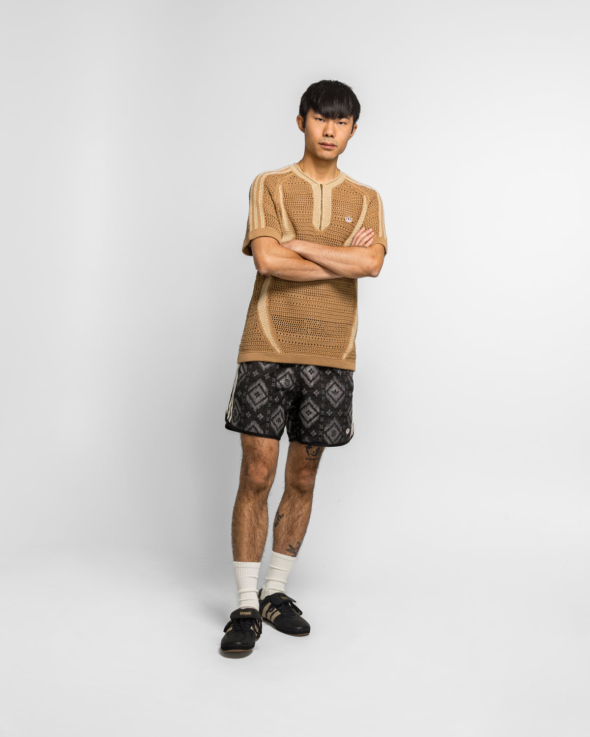 adidas - IKAT Short x CLOT by Edison Chen - Carbon - UP THERE