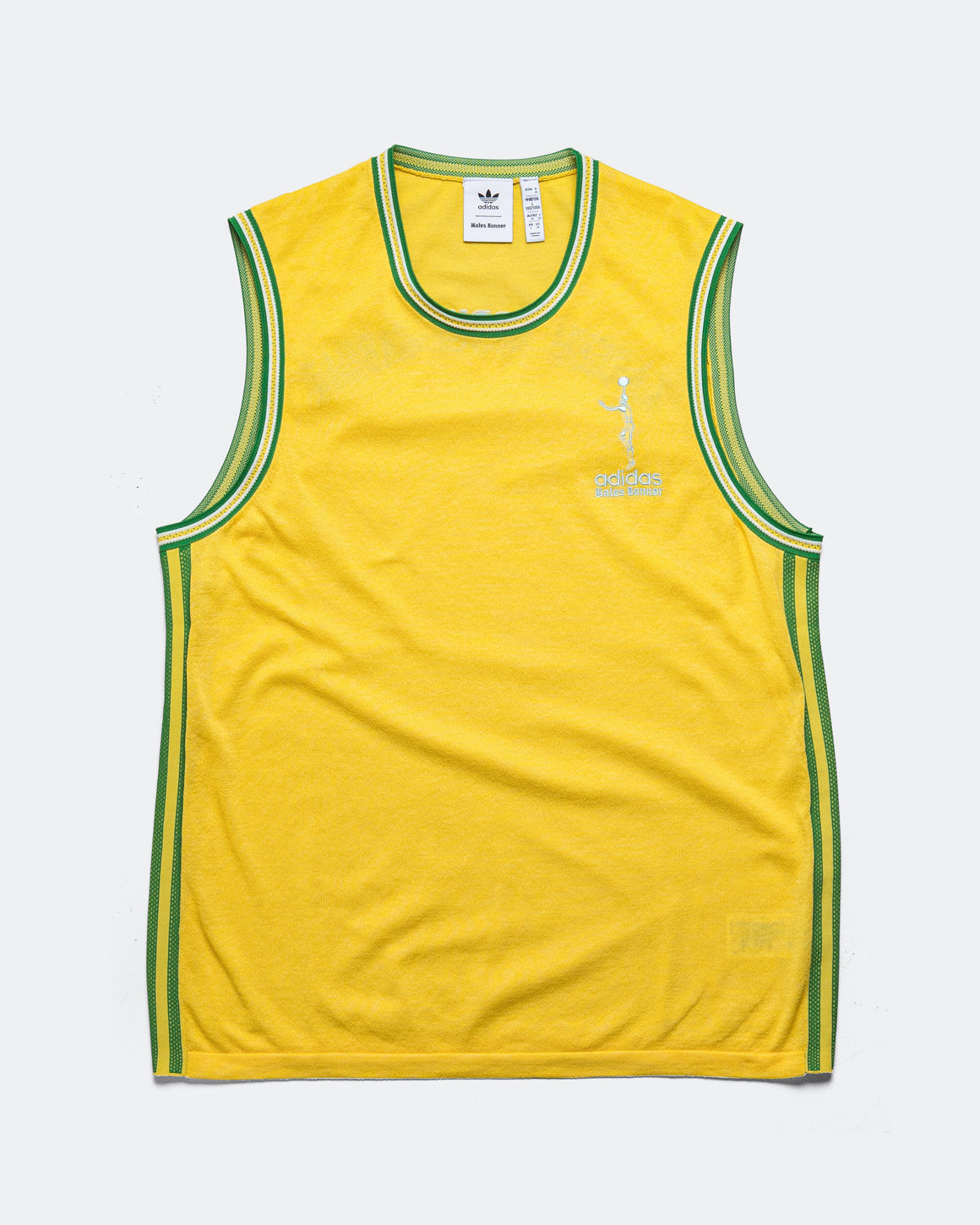 adidas - Jabbar Vest x Wales Bonner - Spring Yellow | UP THERE
