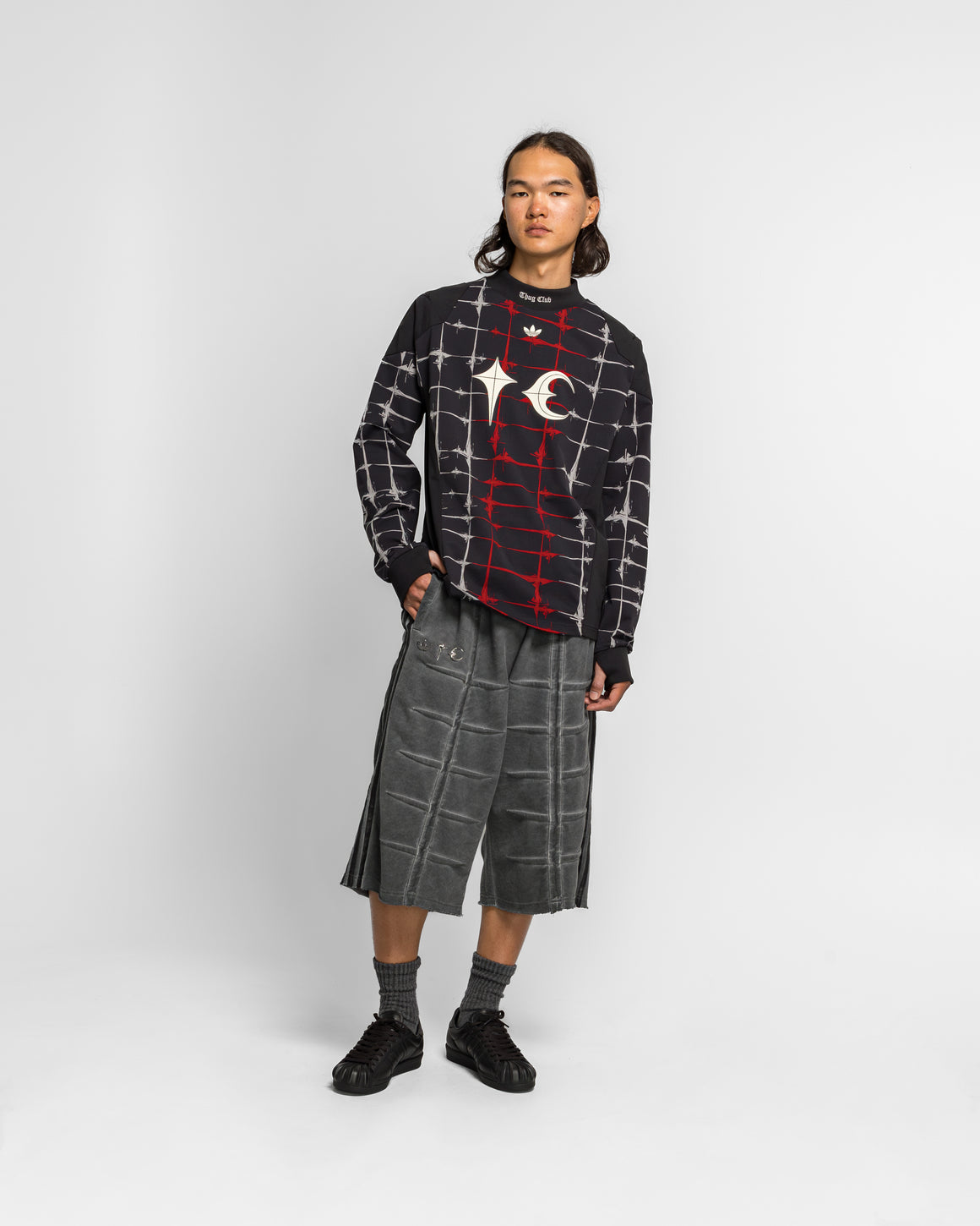 adidas - Jort Sweat x Thug Club - Black - UP THERE