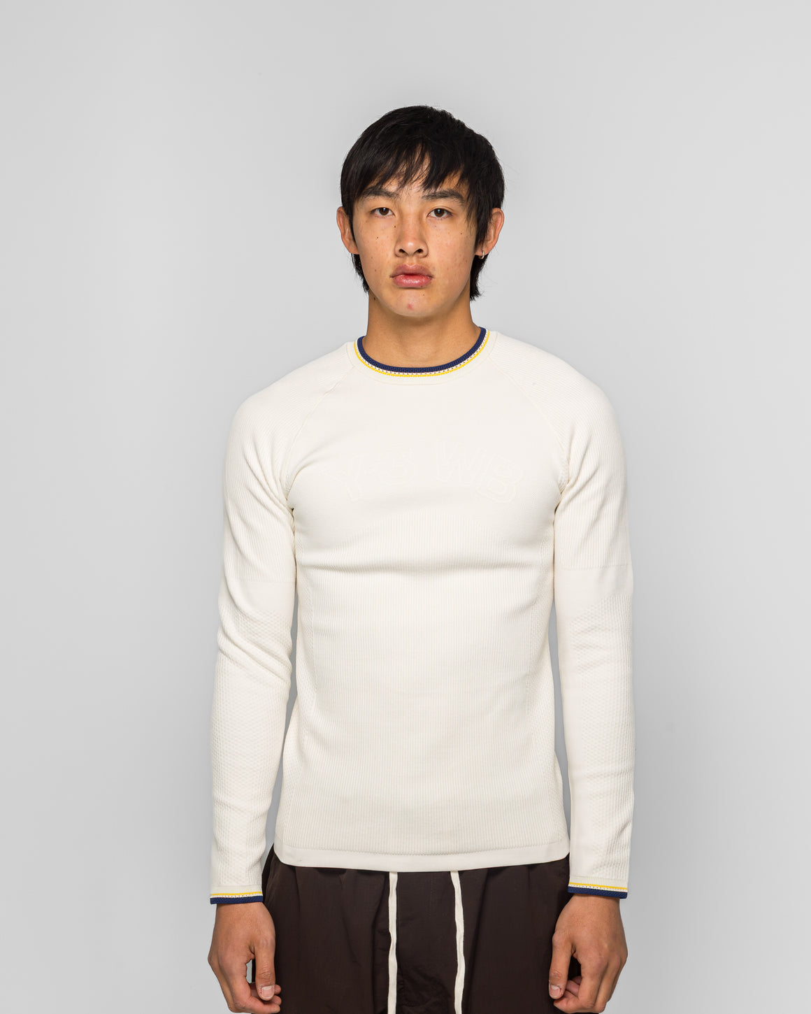 adidas - Knit Base Crew x Wales Bonner Y-3 - Cream White - UP THERE
