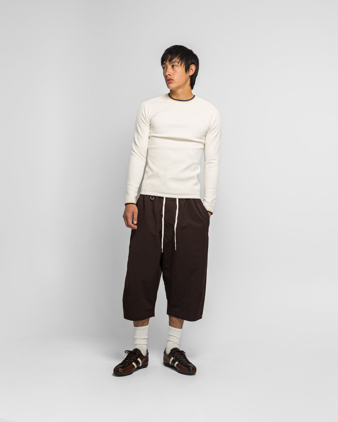 adidas - Knit Base Crew x Wales Bonner Y-3 - Cream White - UP THERE