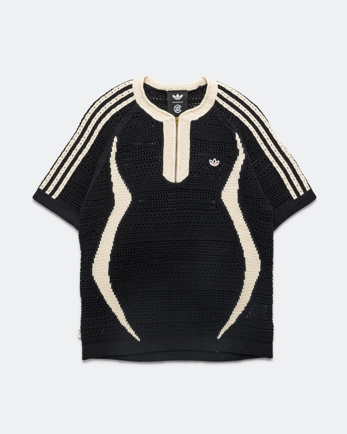 adidas - Knit Jersey x CLOT by Edison Chen - Black/Wonder White - UP THERE