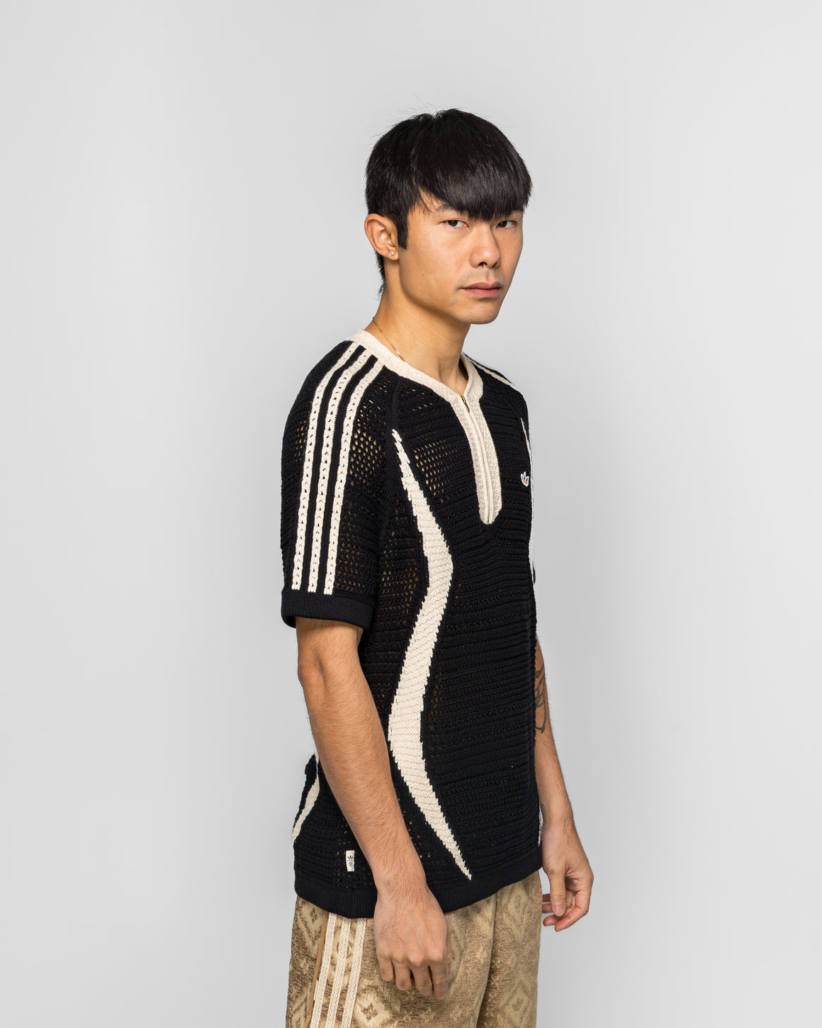 adidas - Knit Jersey x CLOT by Edison Chen - Black/Wonder White - UP THERE