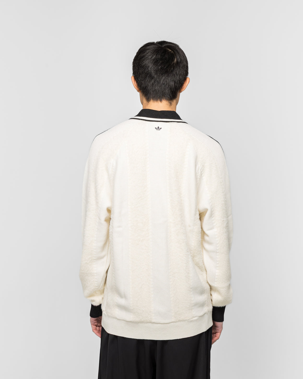 adidas - Knitted Jersey Polo - Cream White - UP THERE