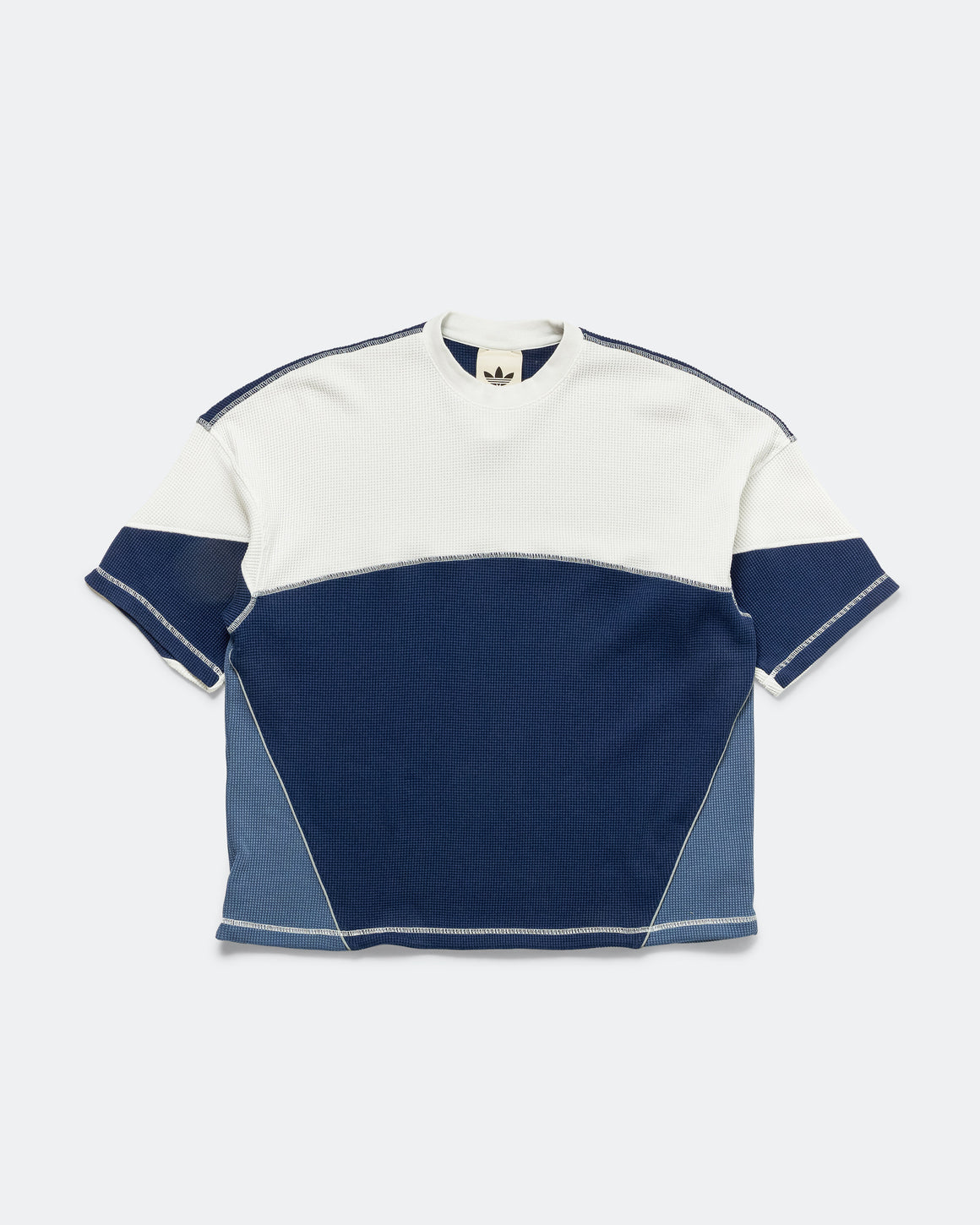 adidas - LA Cienega SS Sports Tee - Off White/Night Indigo-Preloved Ink - UP THERE