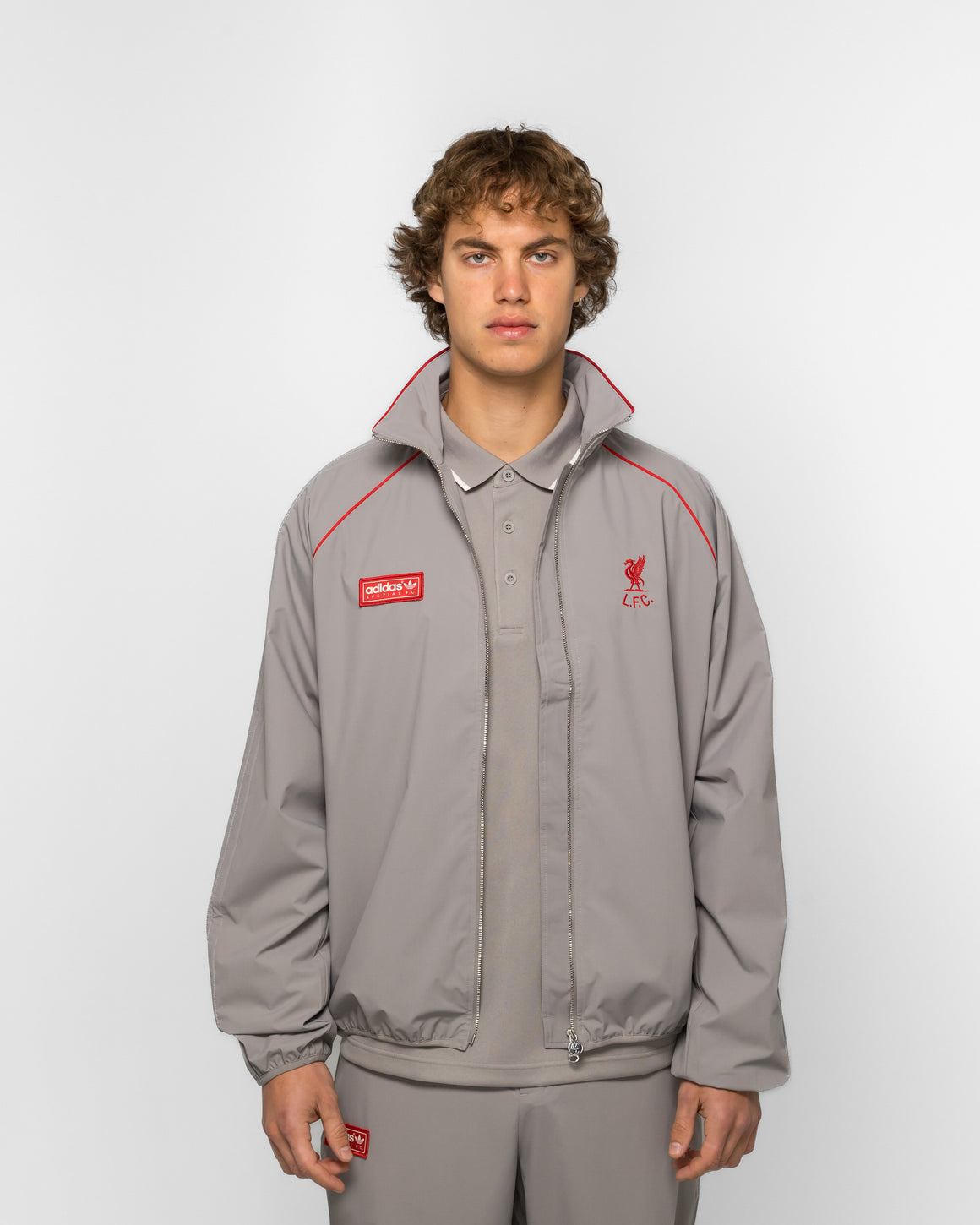 adidas - Liverpool FC Track Top - Dove Grey - UP THERE