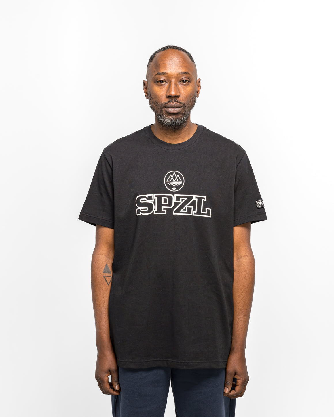 adidas - Logo SPZL Tee - Black - UP THERE