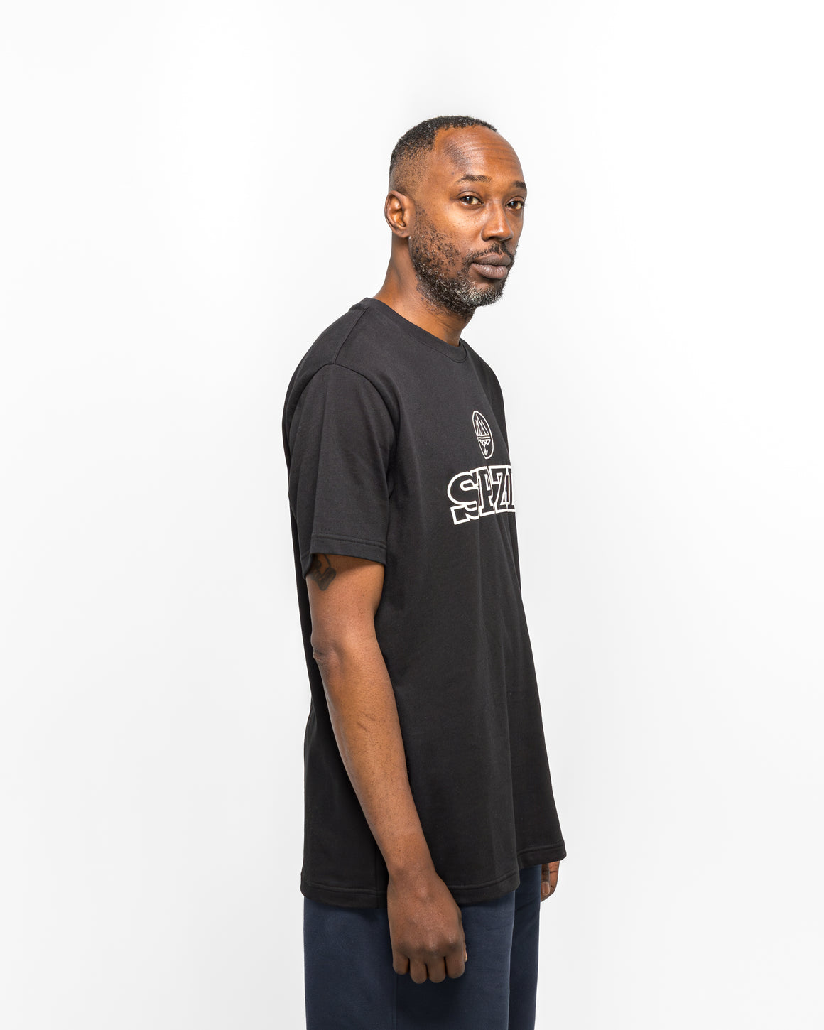 adidas - Logo SPZL Tee - Black - UP THERE