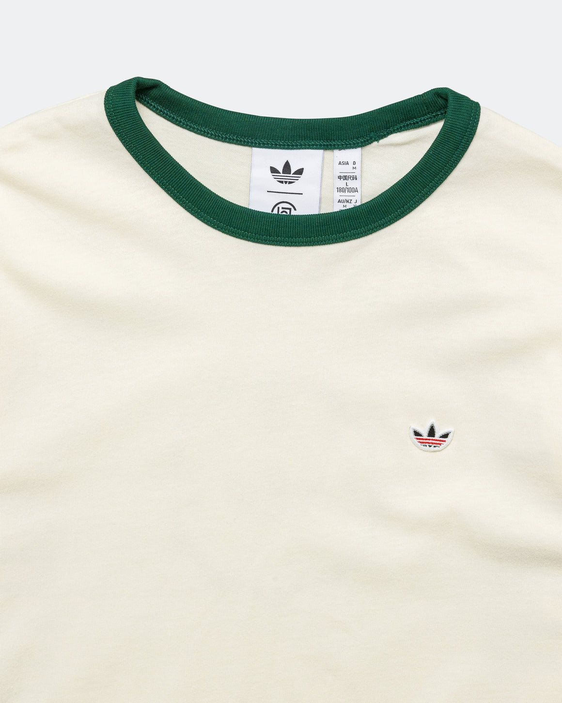 adidas - Longsleeve Tee x CLOT by Edison Chen - Cream White - UP THERE