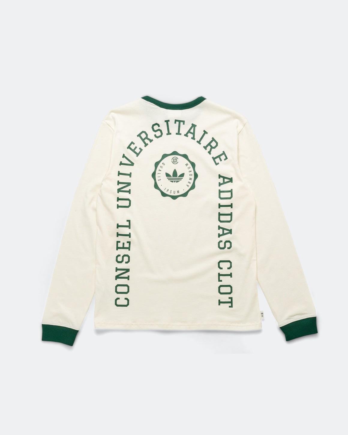 adidas - Longsleeve Tee x CLOT by Edison Chen - Cream White - UP THERE