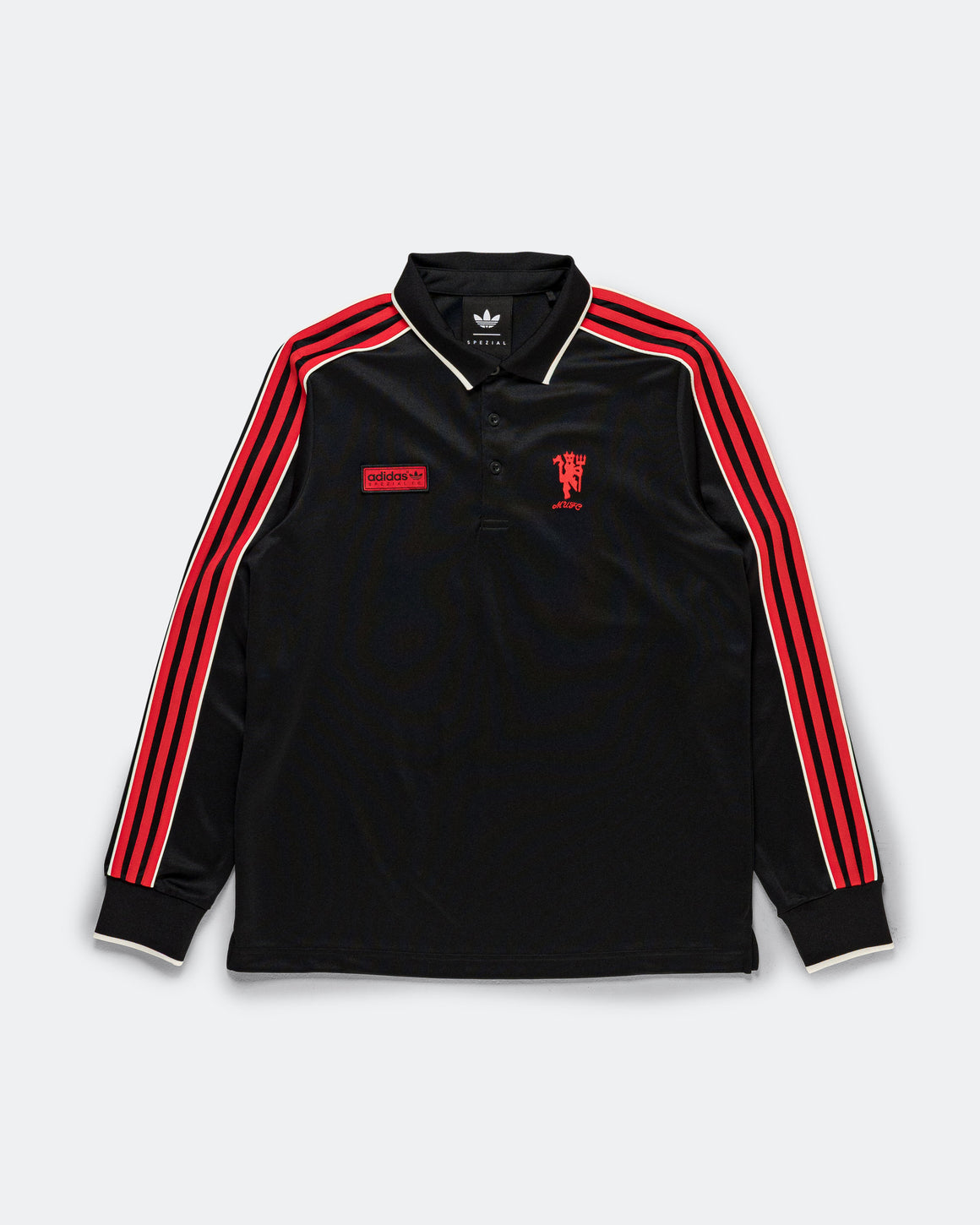 adidas - Manchester United FC Polo - Black - UP THERE
