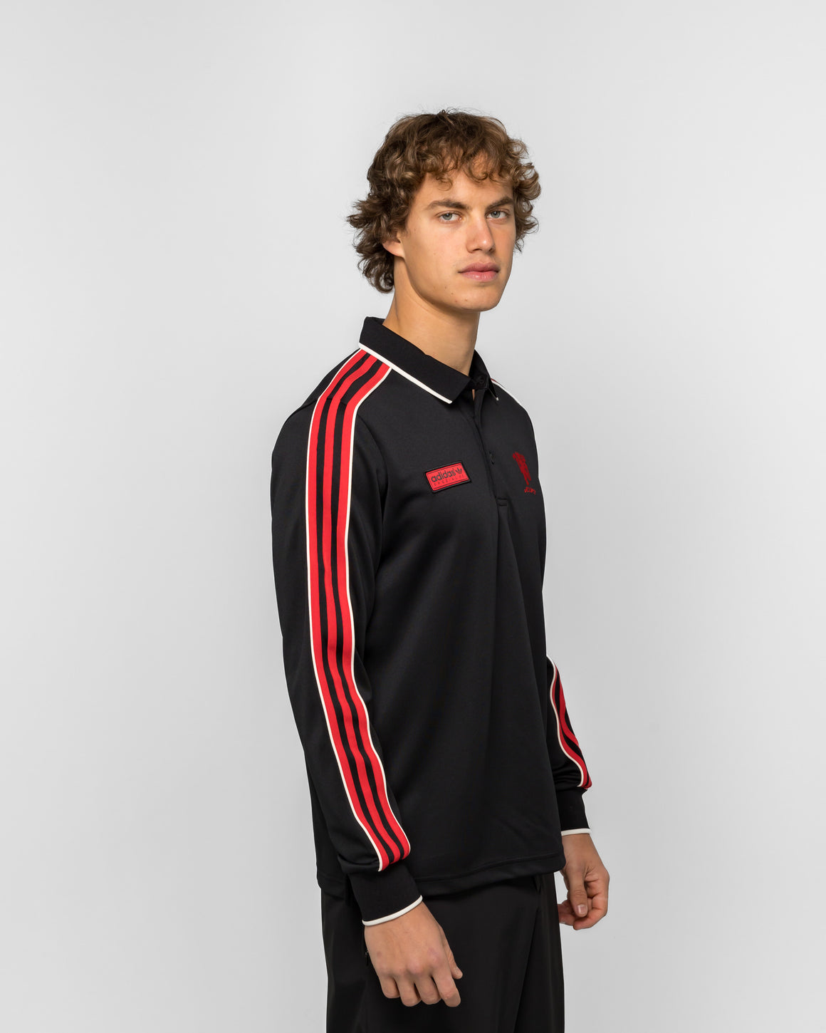 adidas - Manchester United FC Polo - Black - UP THERE
