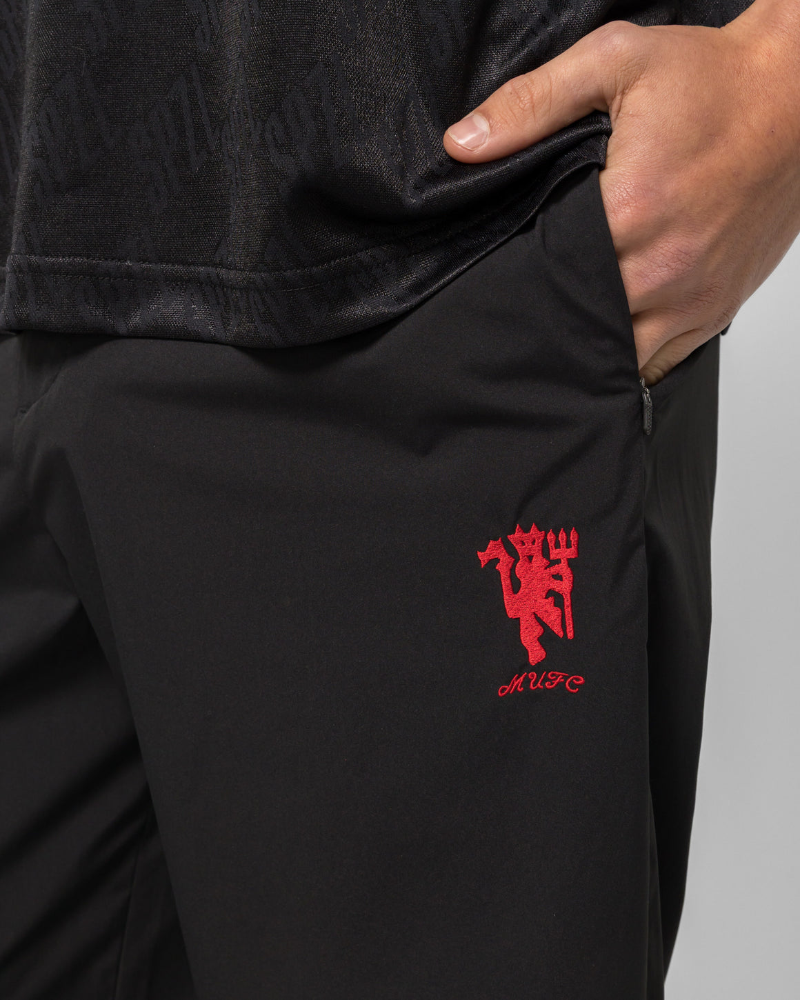 adidas - Manchester United FC Track Pant - Black - UP THERE