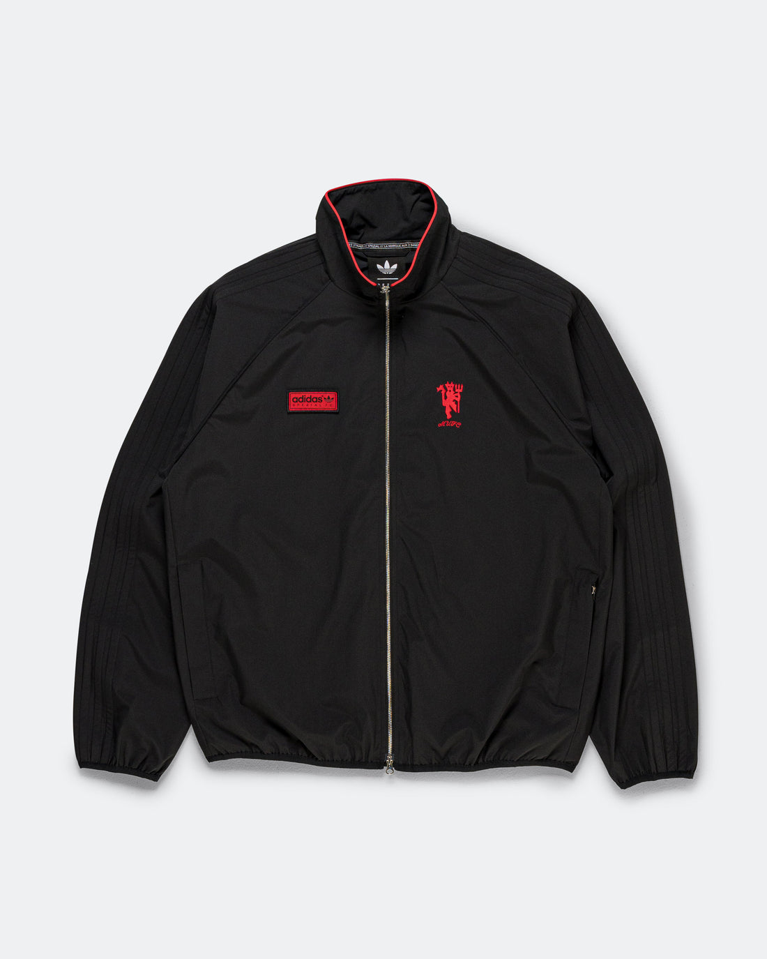 adidas - Manchester United FC Track Top - Black - UP THERE
