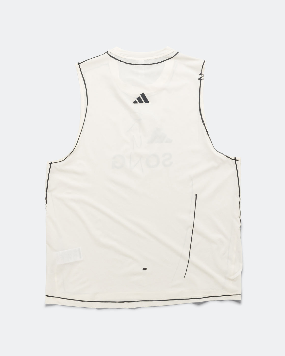 adidas - Running Tank x SFTM - Chalk White - UP THERE