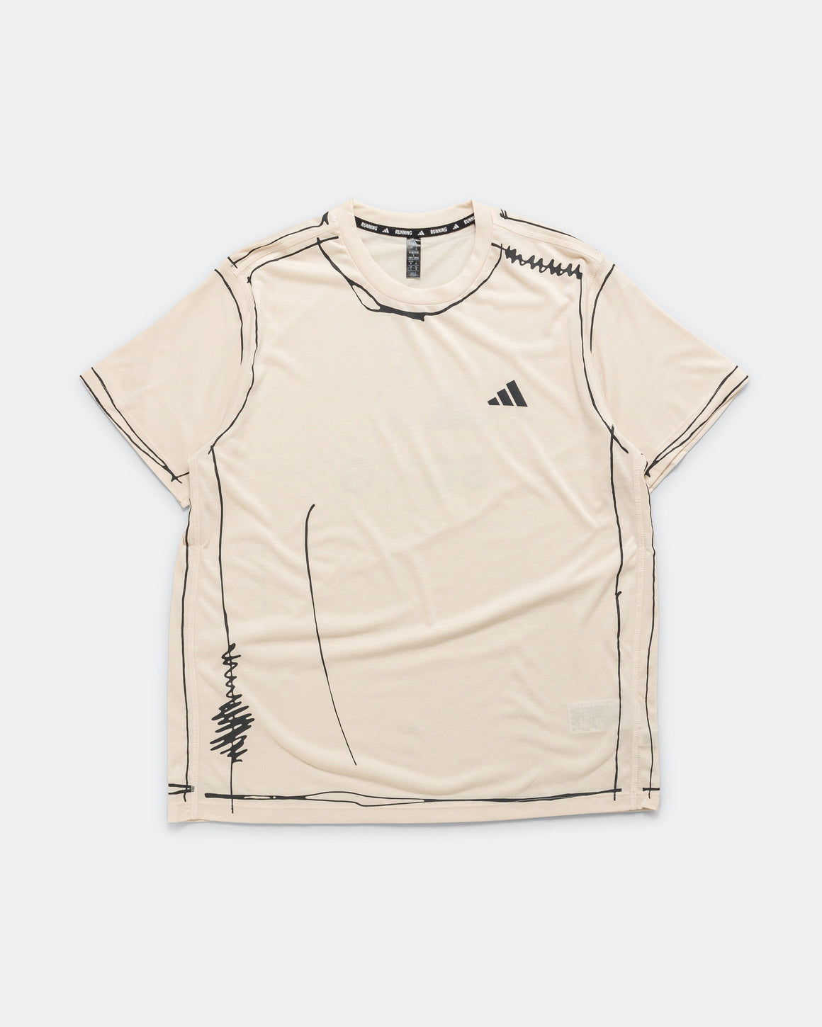 adidas - Running Top x SFTM - Halo Ivory - UP THERE