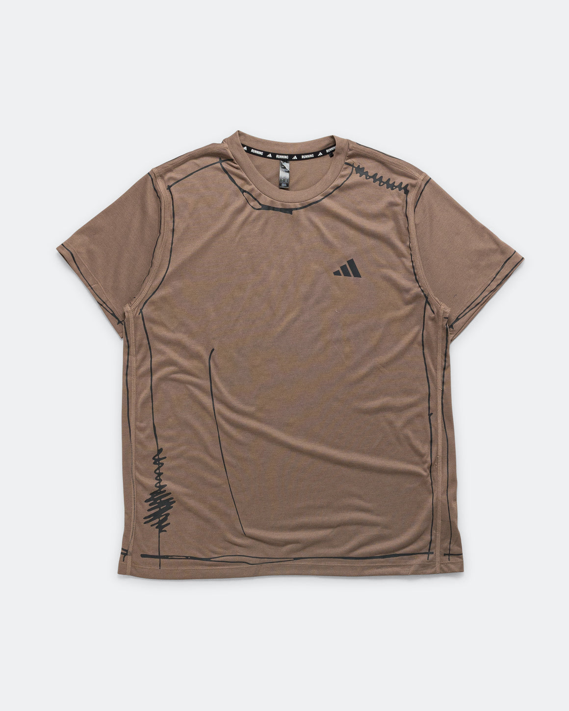 adidas - Running Top x SFTM - Trace Brown - UP THERE