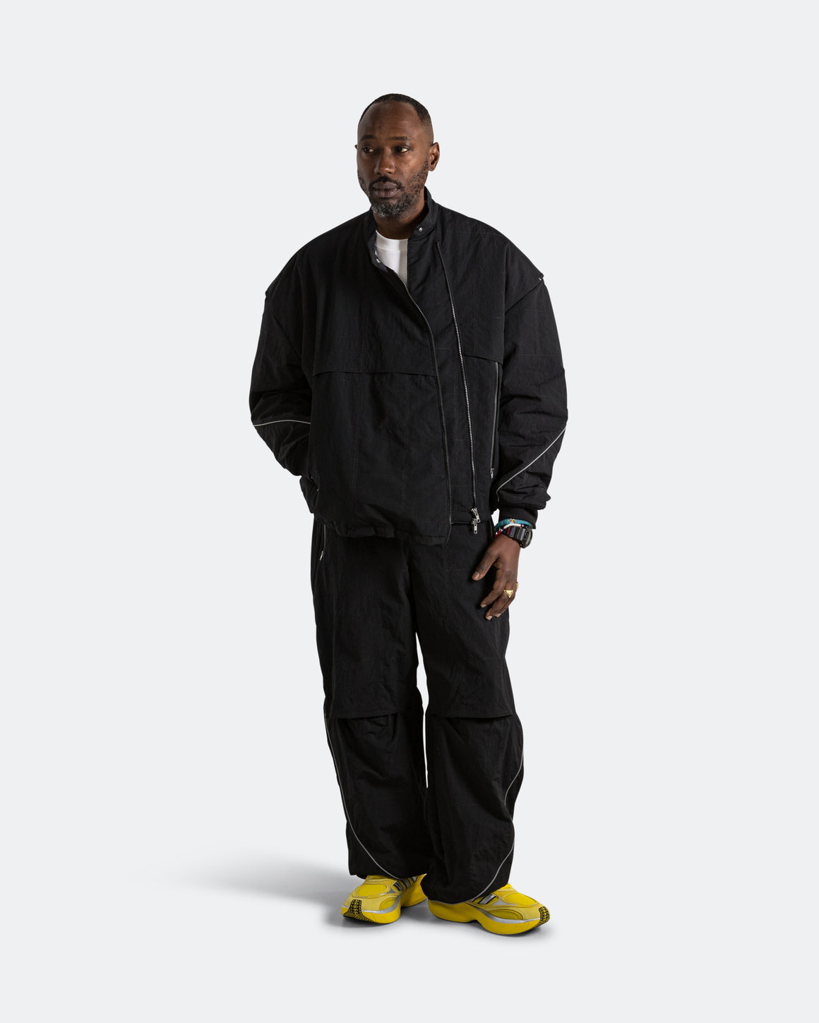 adidas - Motor Ave Racer Jacket - Black - UP THERE