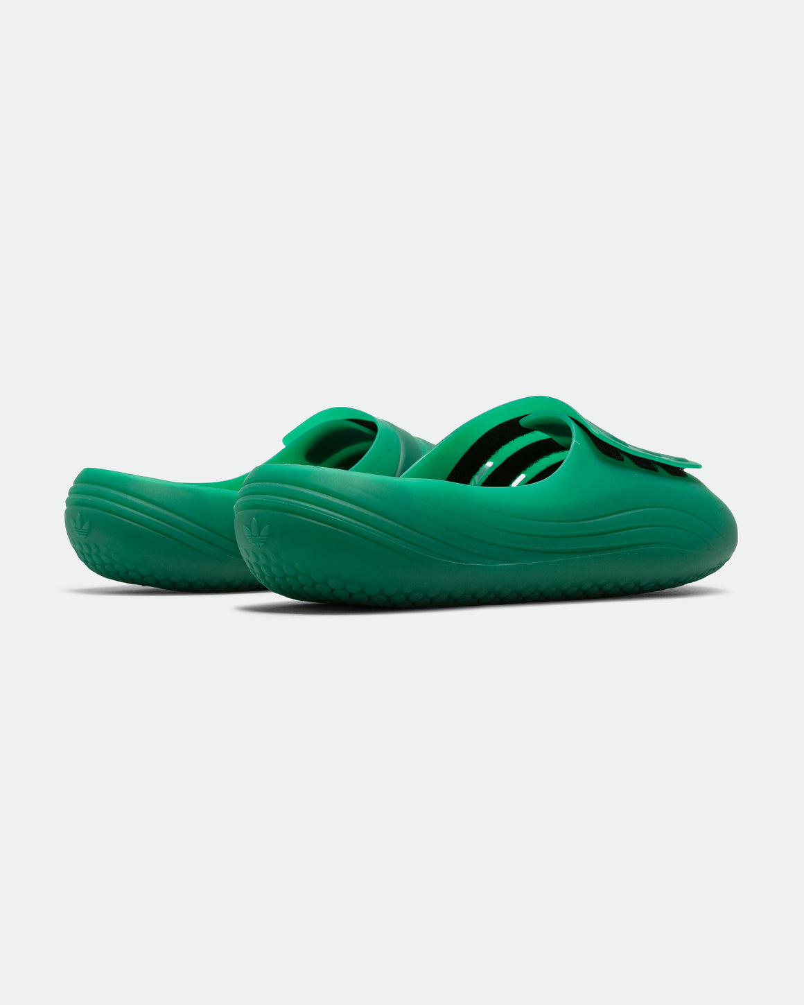 adidas - Adislide - Core Black/Bold Green - UP THERE