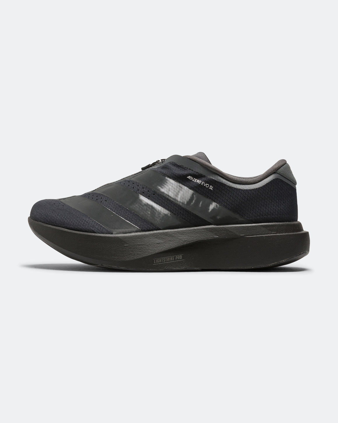 adidas - Adizero Evo SL Zip -  Core Black/Grey-Silver Metallic - UP THERE