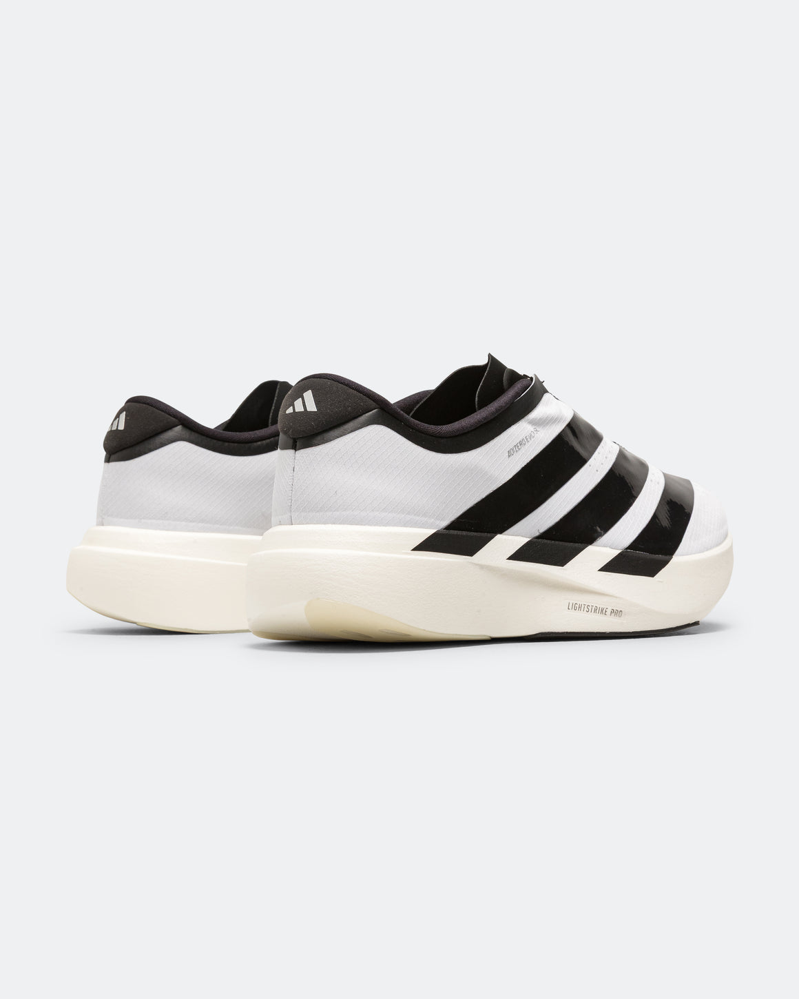 adidas - Adizero Evo SL Zip -  Footwear White/Core Black-Silver Metallic - UP THERE