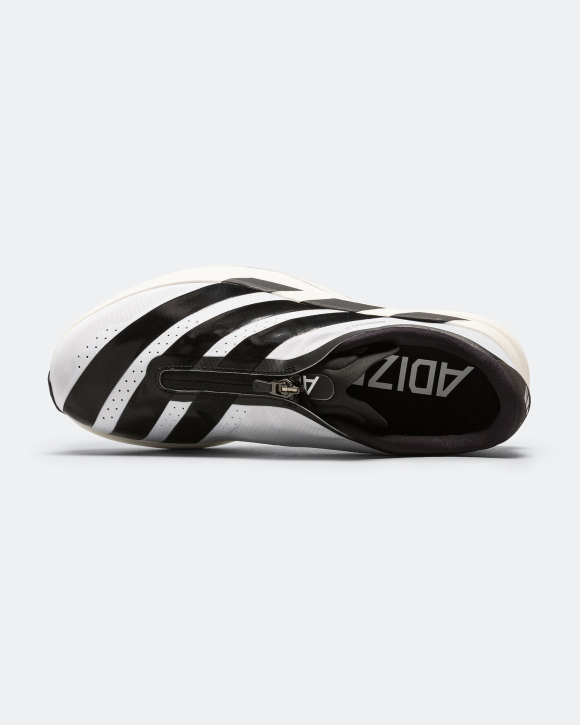 adidas - Adizero Evo SL Zip -  Footwear White/Core Black-Silver Metallic - UP THERE