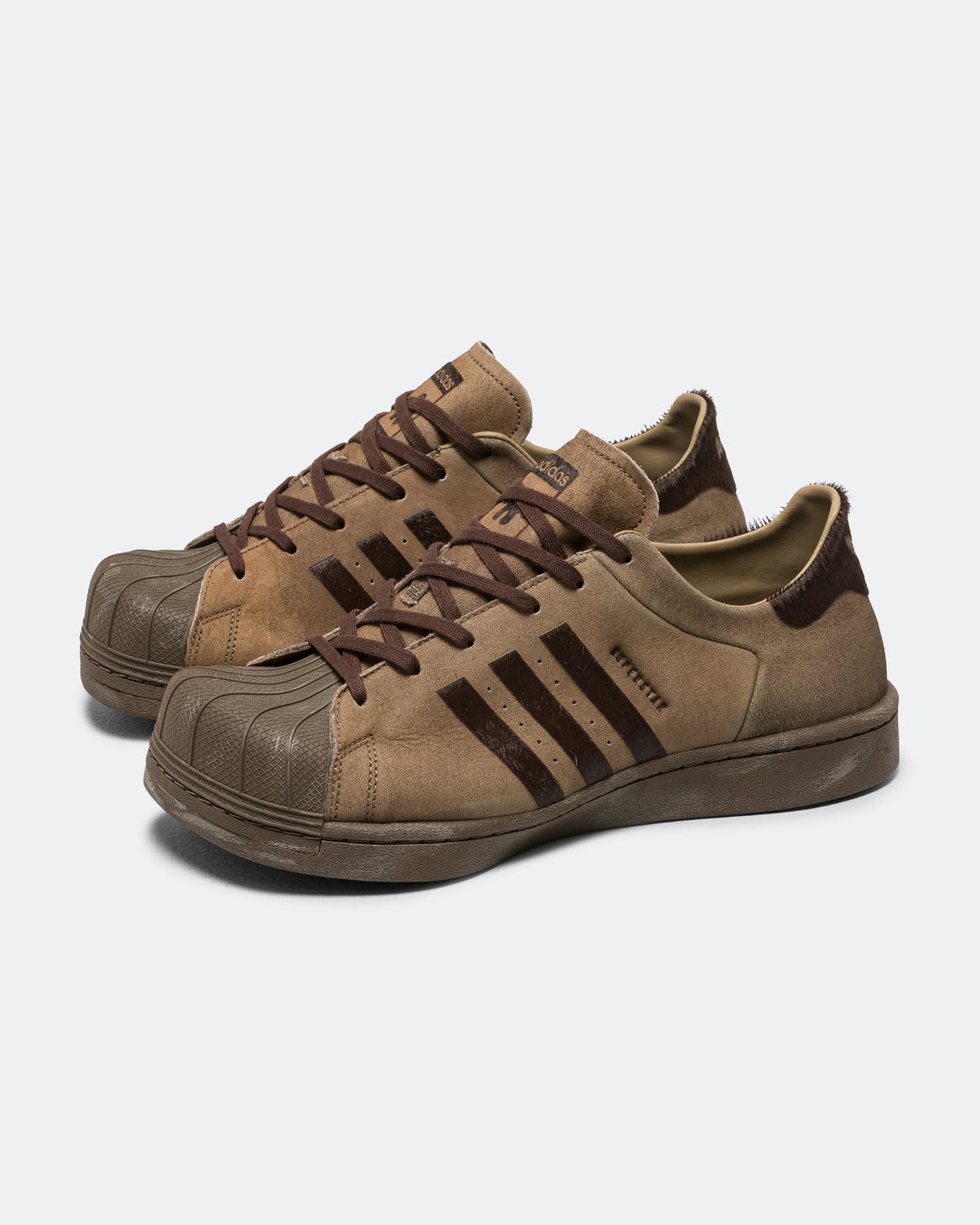 adidas - Womens SST Shaved x AVAVAV - Dark Brown/Elmwood - UP THERE