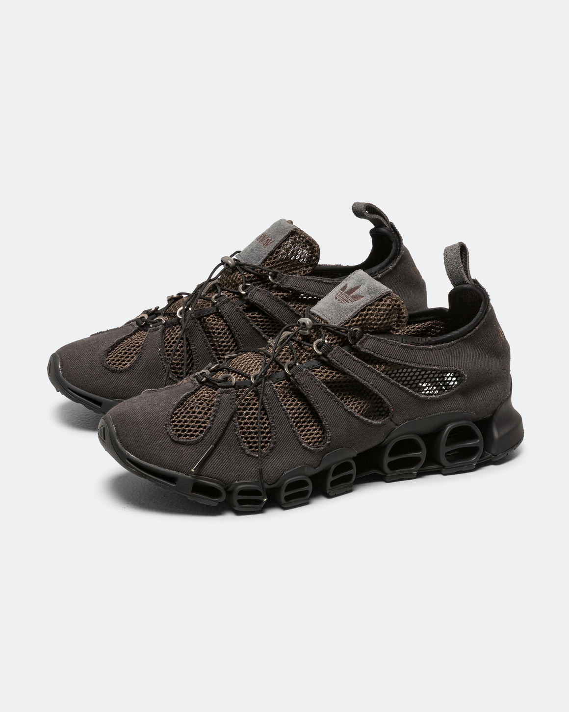 adidas - Womens Megaride Cutout Canvas x AVAVAV - Core Black/Shadow Olive-Utility Black - UP THERE