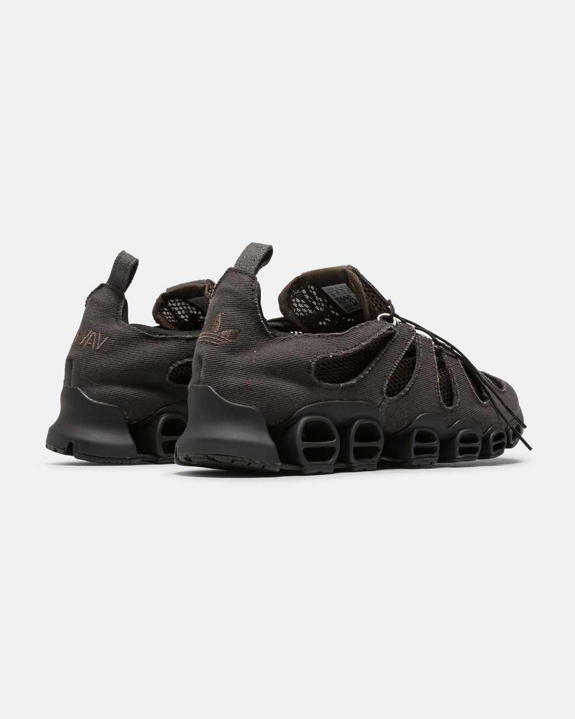 adidas - Womens Megaride Cutout Canvas x AVAVAV - Core Black/Shadow Olive-Utility Black - UP THERE