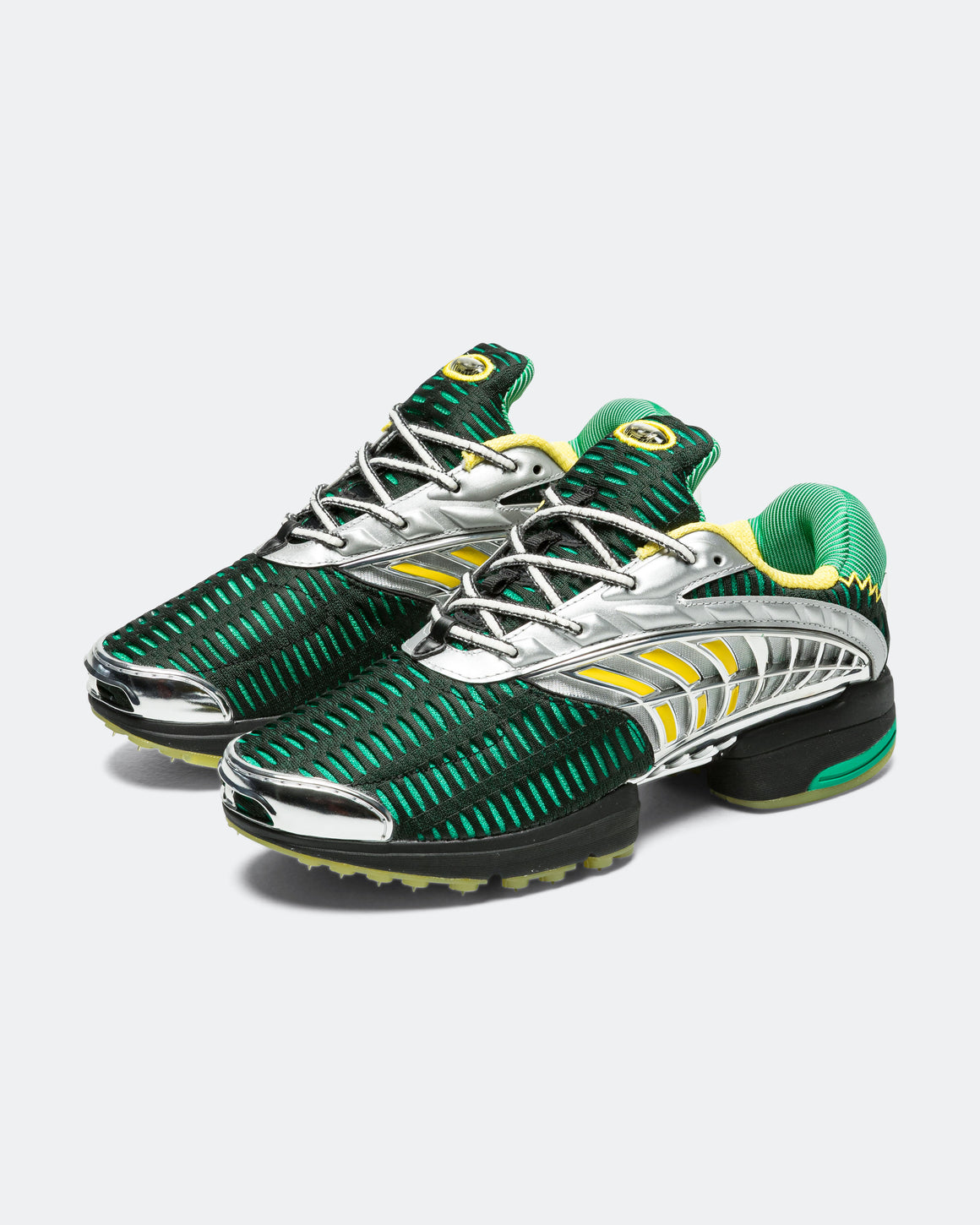 adidas - Climacool 2 x Braindead - Core Black/Impact Yellow-Silver Metallic - UP THERE