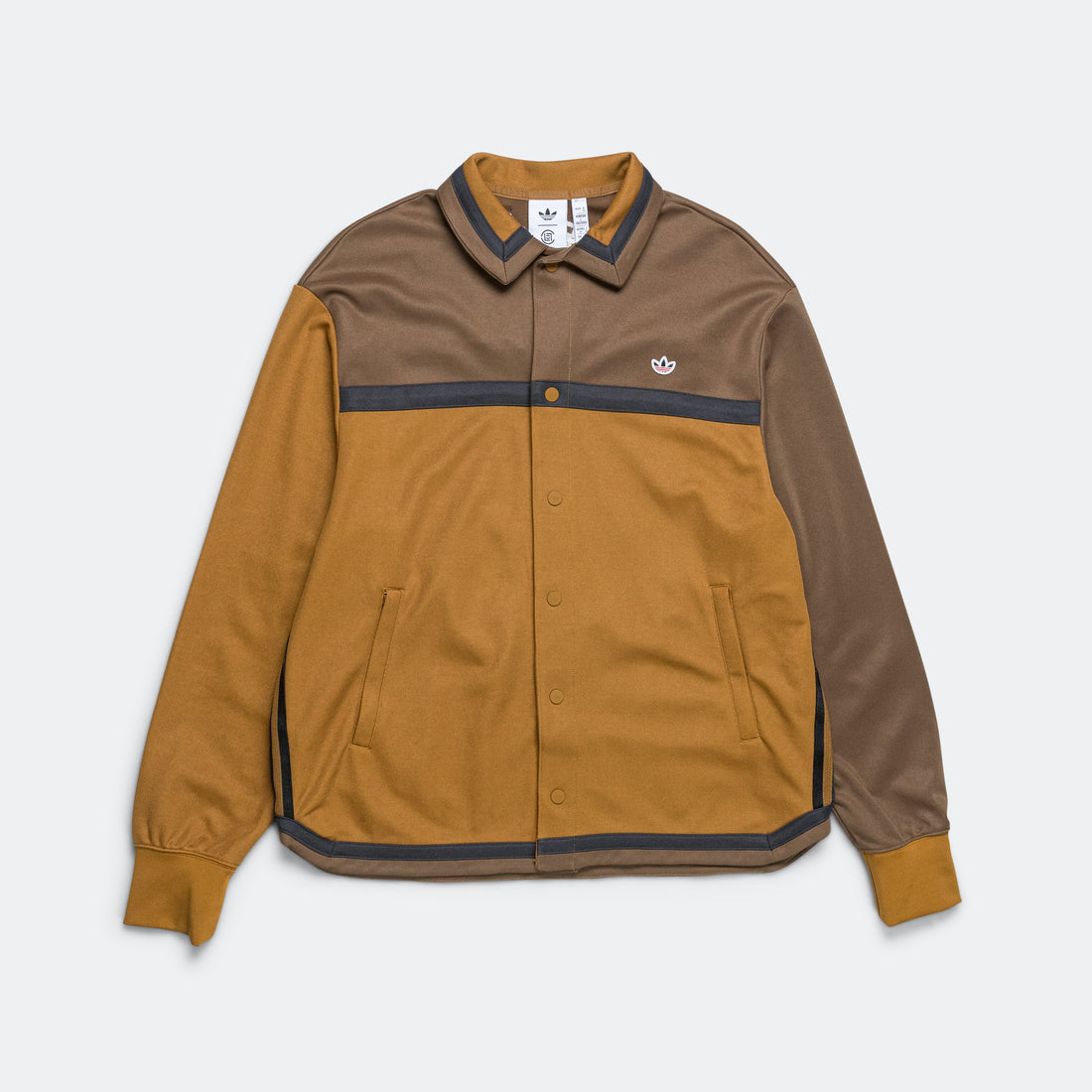 Woven Jacket x CLOT - Brown Strata