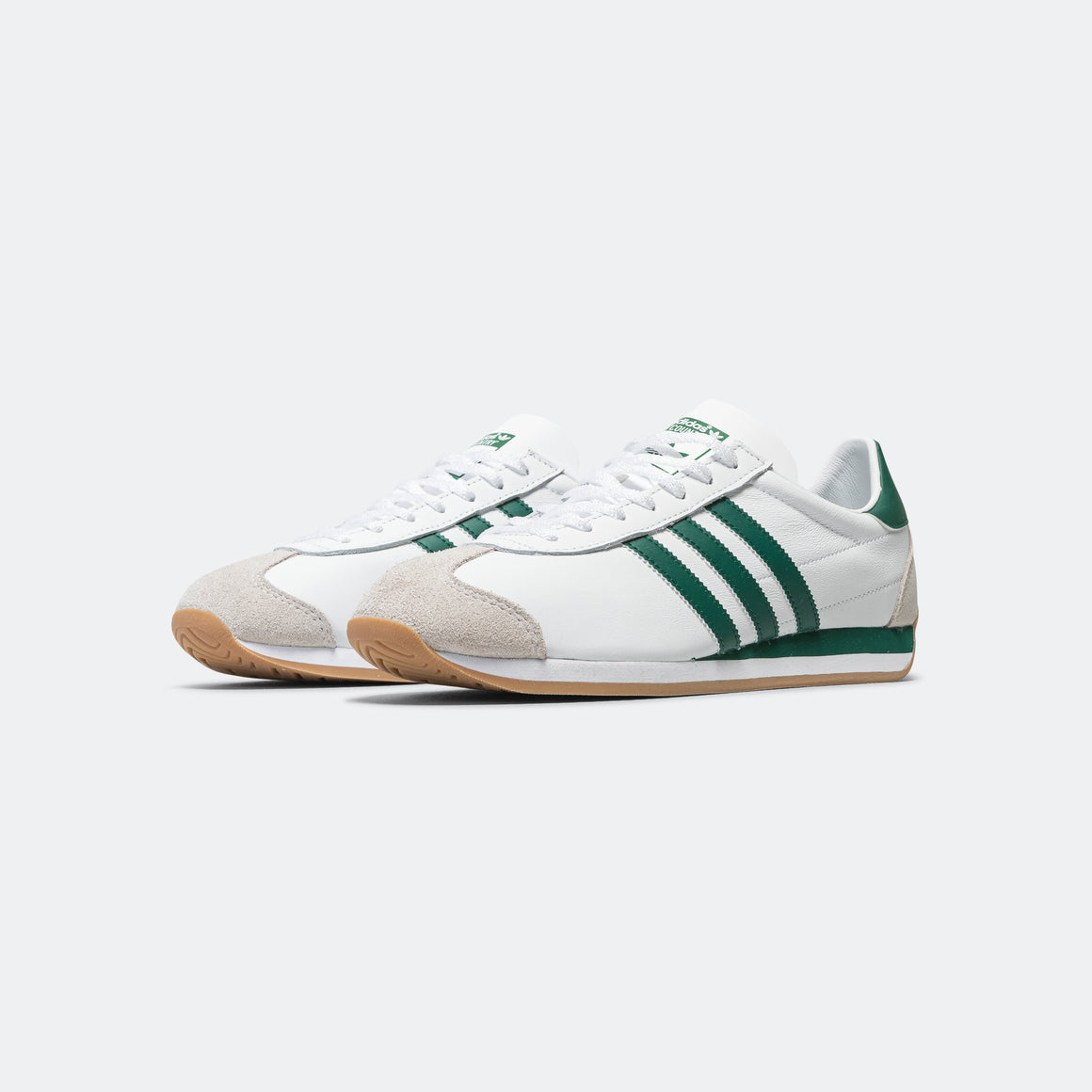 adidas - Country OG - Footwear White/Core Green - UP THERE