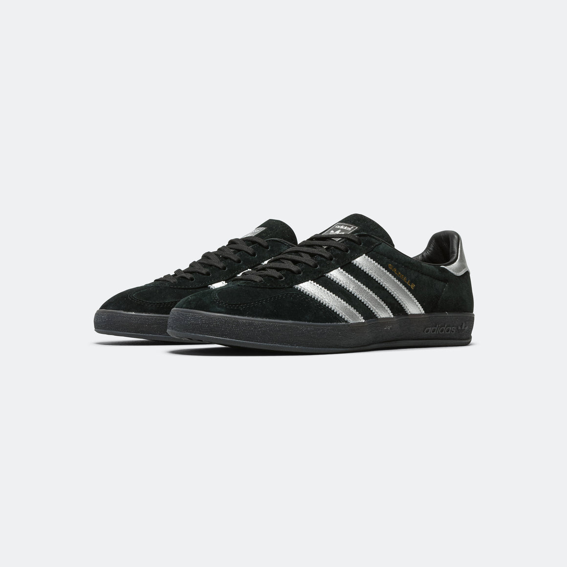adidas - Gazelle Indoor - Core Black/Metallic Silver - UP THERE