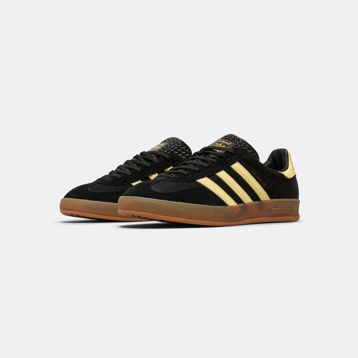 adidas - Gazelle Indoor - Core Black/Almost Yellow - UP THERE